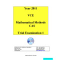 2011 VCE Maths Methods Trial Exam 1